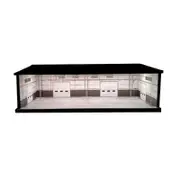 1:43 Diorama Car Parking Lot Model City Garage Scene LED Lighting Display Mode Walkbee2024 MJ02