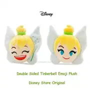 Disney Tinker Bell Emoji Plush Tinkerbell Soft Toy Reversible Face Kids Travel