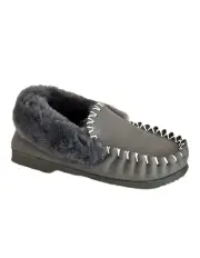 [Boutique Retailer] Australian Merino Sheepskin Moccasins Slippers UGG in Grey