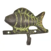 Brass Wall Hangings - Black Wall Hangers - Fish Wall Hooks - Key Holder