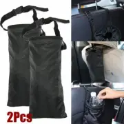 2PCS Hanging Car Seat Back Litter Trash Bag Washable Garbage Can Organizer Bags