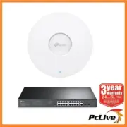 TP-Link EAP610 + SG1218MPE 16-port POE+ Gigabit Smart Switch Access Point Omada