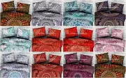 30 PC Wholesale Lot Indian Mandala Pillow Cover Cotton Cushion Case Sham 15 Set