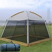 Instant Camping Tent, 2-5 Person Easy Setup Dome Family Tent with with Mosquito Net Breathable Camping Tent Large Gazebo Sun Shelter Khaki