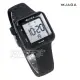 JAGA 捷卡 休閒多功能大液晶運動電子錶 游泳用 女錶 男錶 學生錶 M1215-A(黑)