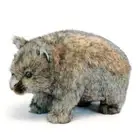 HANSA POSEABLE WOMBAT REALISTIC CUTE SOFT ANIMAL PLUSH TOY 28cm **NEW**