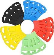 20 Colourful Sock Clips for Washing Machine and Dryer, Sock Clips, Colourful Sock Clips with Hooks, Multi-Purpose Sock Holder, Mini Clothes pegs for Socks, so That The Socks Always Stay Together