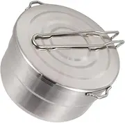 GOOHOCHY Cooking Utensil Sets Portable Pot Camping Cookware for Outdoor Hiking Stainless Steel Cook Pot