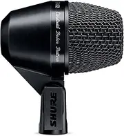 Shure SHR-PGA52XLR Cardioid Dynamic Kick Drum Microphone with XLR-XLR Cable, Black Metallic Finish