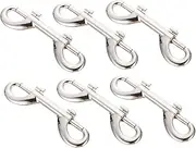 BESPORTBLE Pet Leash Hooks 6pcs Zinc Alloy Snap Hooks Double-Ended Clip Straps for Dog Collars Luggage Straps