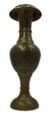 12 " Designer Flower Vase Brass Article Home&Office Showpiece Gift Item