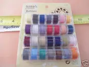 28 COLOR THREAD BOBBIN BOX SINGER BROTHER BABYLOCK KENMORE 2518 SA156 X52800150