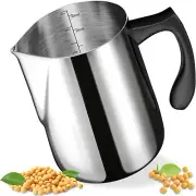 Candle Making Pouring Pot 32Oz Steel Wax Melting Pot with Heat-Resistant Handle,