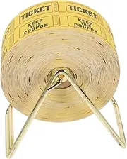 OHPHCALL Raffle Ticket Roll Labels 100 Pcs Paper Tickets with Holder for Events Carnival Parties