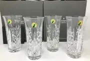Set of 4 Waterford Crystal Rowena Iced Tea 6 1/8" Mint in Boxes