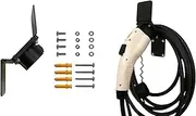 ONETAK EVSE EV PHEV Charger Plug Nozzle Dock for SAE J1772 Electric Vehicle with Cable Hook Screws
