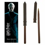 The Noble Collection Draco Malfoy Wand Pen and Bookmark