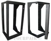 Professional 20U Wall Mount Swing Out Network IT Data Audio Rack 25" Depth - 3Ft