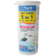 Aquarium, API 5 in 1 Aquarium Test Strips (100 Strips)