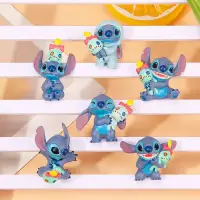 在飛比找蝦皮購物優惠-貝卡免運 6 件/套 Lilo and Stitch 人偶玩