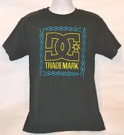 DC Trademark T-shirt Graphic Tee Charcoal Gray NWT