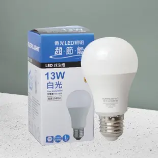 【Everlight 億光】6入組 LED 13W 白光 黃光 自然光 全電壓 E27 戰鬥版 球泡燈