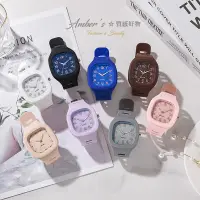 在飛比找蝦皮購物優惠-【Amber's☆台灣現貨】韓系方形手錶 獨角獸電子表 考試