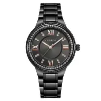 在飛比找蝦皮購物優惠-CURREN品牌 9004 石英 防水 水鑽 高級女士手錶