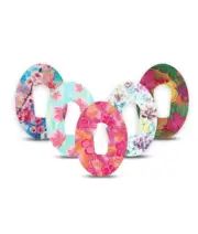 ExpressionMed Dexcom G6 Colourful Floral Variety Pack
