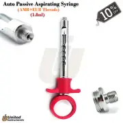 Dental Self Aspirating Anesthetic Syringe 1.8ml With American + European Threads
