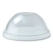 Fabrikal DLKC1220 Kal-clear/nexclear Drink Cup Lids, Dome Lid With 1" Hole, Fits