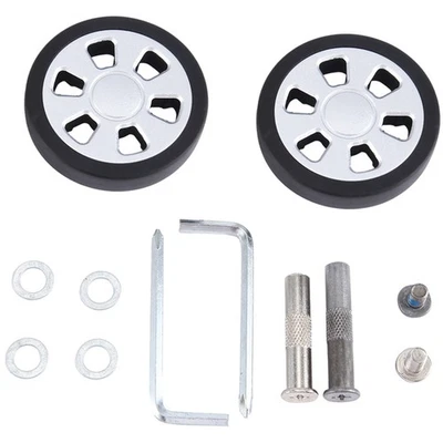 60x13mm Set of 2 Luggage Wheel Suitcase Replacement Wheels, Luggage1722