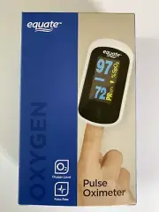Equate Finger Pulse Oximeter C20 Blood Oxygen Saturation Level Rate SPO2 Monitor
