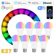 B22 E27 Wifi Smart LED light Bulb RGBCW Dimmable for Alexa/Google Cozylife APP