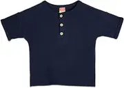 [Koton] Babyboys Crew Neck Short Sleeve Button Detail T-Shirt