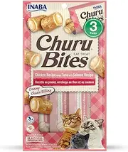 INABA Churu Bites Chicken Wraps Tuna with Salmon, 30 Grams