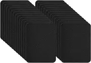 uxcell Self-Adhesive Repair Patches 5 x 3.7 Inch, 26 Pack Twill Fabric Repair Denim Patches Waterproof Lightweight Sofa Patch for Couch Clothing Jacket Tent Bag Jeans, Dark Blue