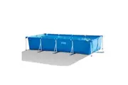 Intex 4.5mx2.2m Rectangular Frame & Pool Set w Filter Pump Swimming Outdoors 6+