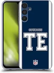 Head Case Designs Officially Licensed NFL TE Navy Dallas Cowboys Positions & Logo Gel Case [Military Grade Protection] Compatible with Samsung Galaxy A15