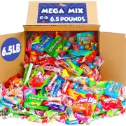 Candy Bulk 6.5 Pounds Candy Variety Pack Bulk Parade Throws Individually Wrapped