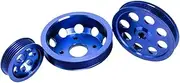 1Set Light Weight Aluminum Crankshaft Pulley 180SX 200SX SR20 Compatible For Nissan 180 200 S13 S14 2.0L