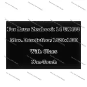 14" Asus Zenbook 14 UX433FA FHD LCD LED Display Non-Touch Panel Screen Assembly