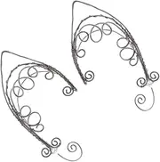 [FOMIYES] Retro Ear Cuff Set Vintage Clip on Earrings Metal Ear Hook for Women Stylish Non Piercing Accessories for Occasions