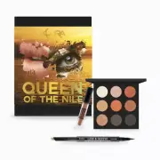 Pack of 3 Eyeshadow Highlighter Palette Eyebrow Pencil Eyeliner Matte Lipstick A