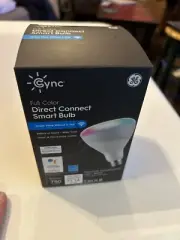 Cync Full Color Smart LED BR30 Floodlight Light Bulb C by GE Direct Connect
