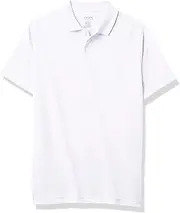 [CHAPS] Boys' School Uniform Performance Short Sleeve Solid Polo 3-Pack