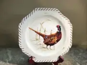Lenox China RIVERWOOD Accent Plates Ring-necked PHEASANT NEW Gift Quality