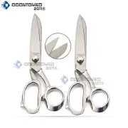 New 2pc 10" HEAVY DUTY CARPET / UPHOLSTERY SHEARS TAILOR /CARPET SCISSORS Sliver