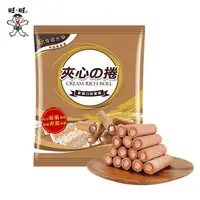 在飛比找PChome24h購物優惠-【旺旺】夾心捲(拿鐵口味蛋捲) 185g