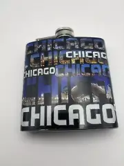 Chicago City Skyline Stainless Steel Flash New